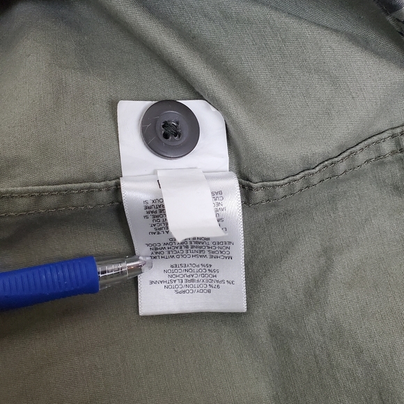 Express Hooded Scatter Camouflage Light Field Jacket Size XS Mens Button Up RARE - Picture 11 of 13